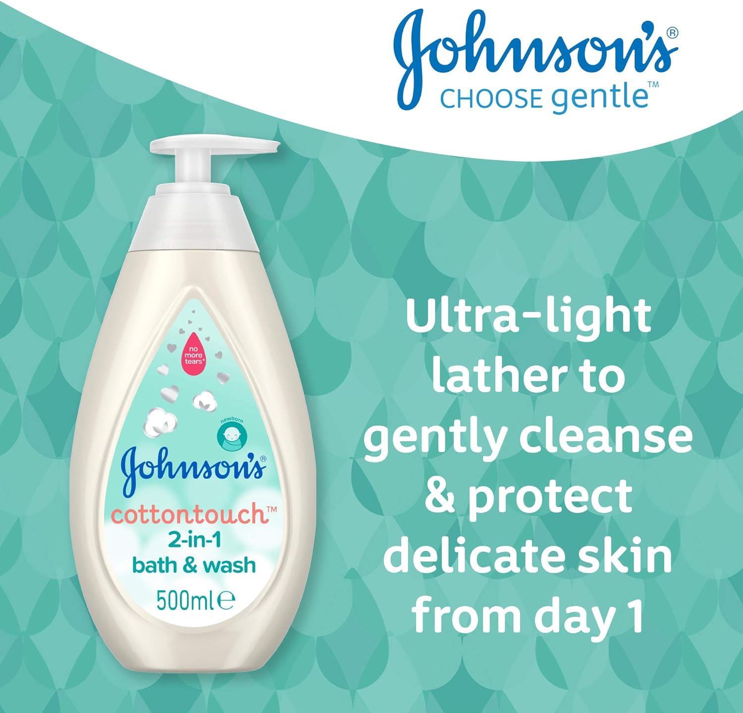 Johnson's Baby CottonTouch Newborn 2-in-1 Bath & Wash