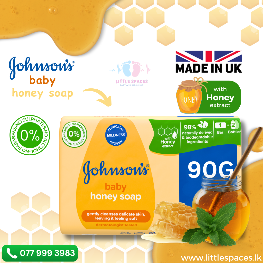 Johnson's Baby Honey Soap With Real Honey Extract