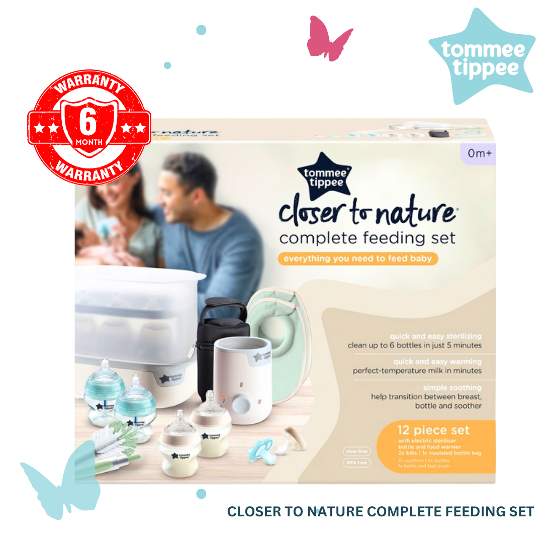 TOMMEE TIPPEE Complete Feeding Set - Everything You Need For 0M+