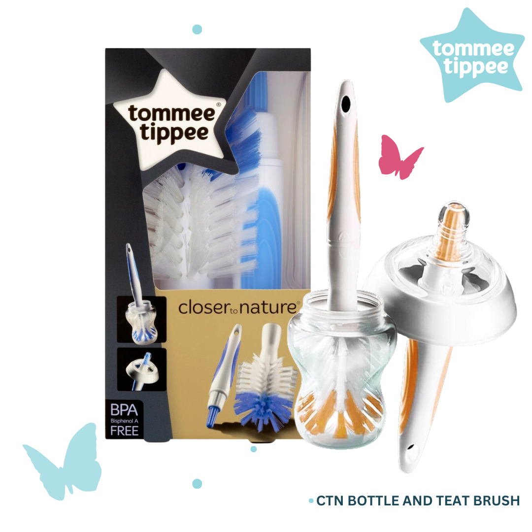 TOMMEE TIPPEE Closer To Nature 2 in 1 Bottle & Teat Brush