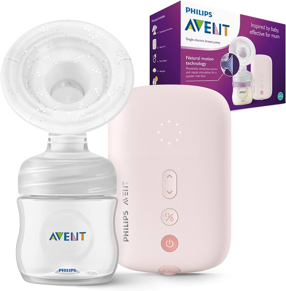 Philips Avent Natural Single Electric Breast Pump With Natural Motion Technology & 16 Modes