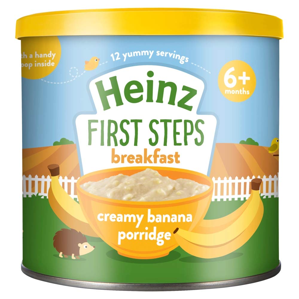 Heinz First Steps Breakfast Creamy Banana Porridge For 6+ Months Baby