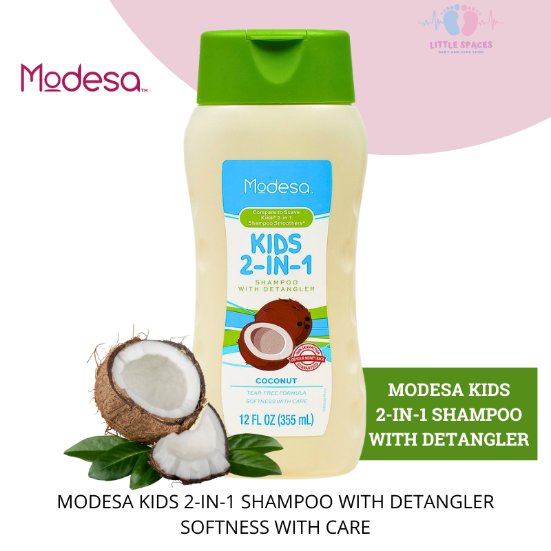 Modesa Kids 2-In-1 Coconut Shampoo With Detangler 355ML