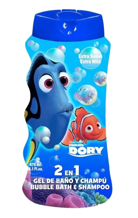 Disney Finding Nemo 2 En 1 Bubble Bath & Shampoo 475ML