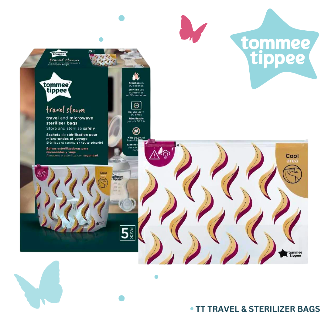 TOMMEE TIPPEE Travel Steam - Microwave Steriliser Bags