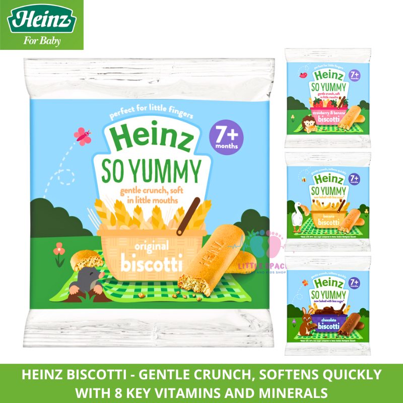 Heinz So Yummy Biscotti - Finger Food For 7M+ Baby