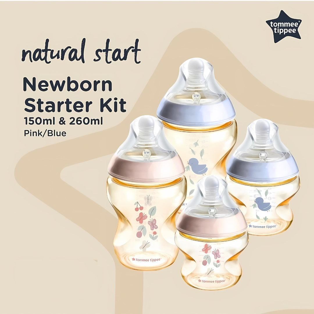 TOMMEE TIPPEE Newborn PPSU Starter Kit - BPA Free PPSU Bottle Set