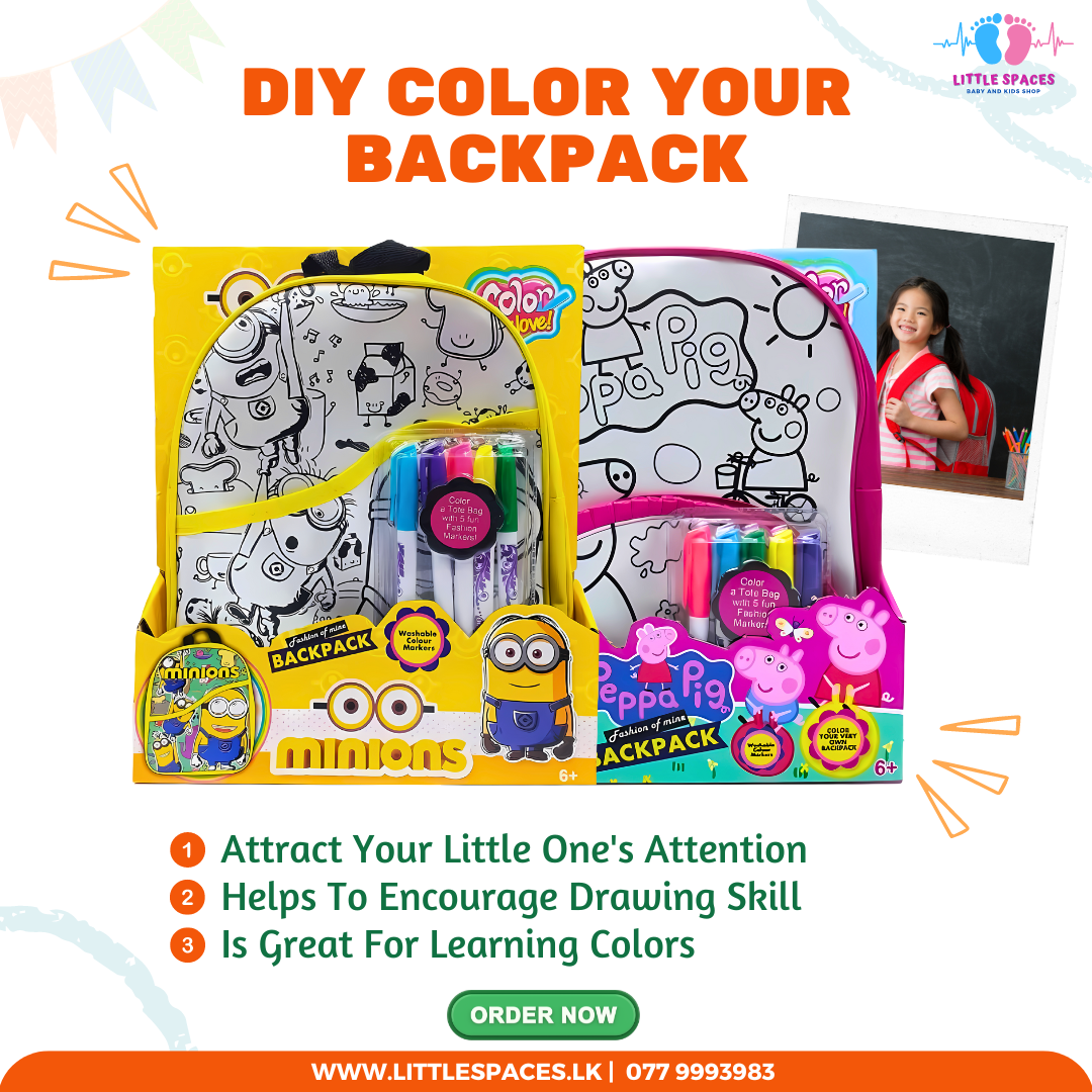 Color Your Own Backpack Series - DIY Bag Colour Kit