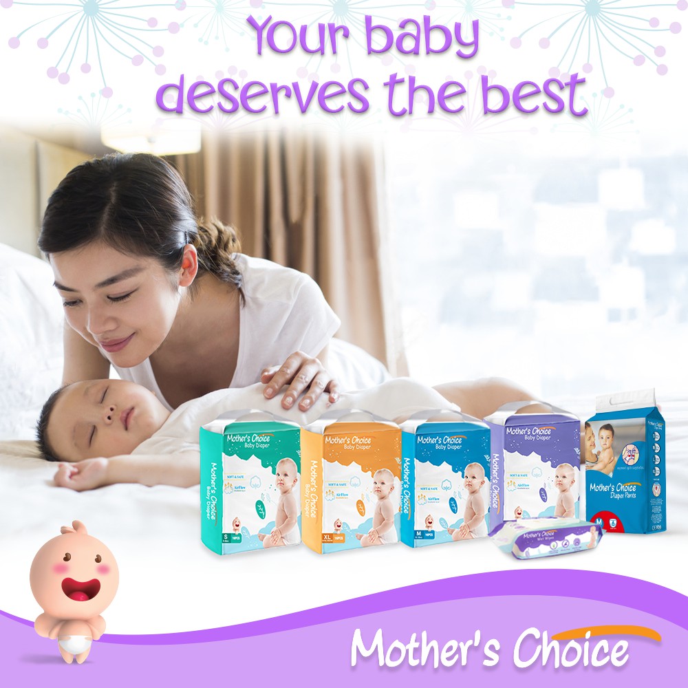 Mother's Choice Diaper Pants - Soft & Safe Pant Style Diapers
