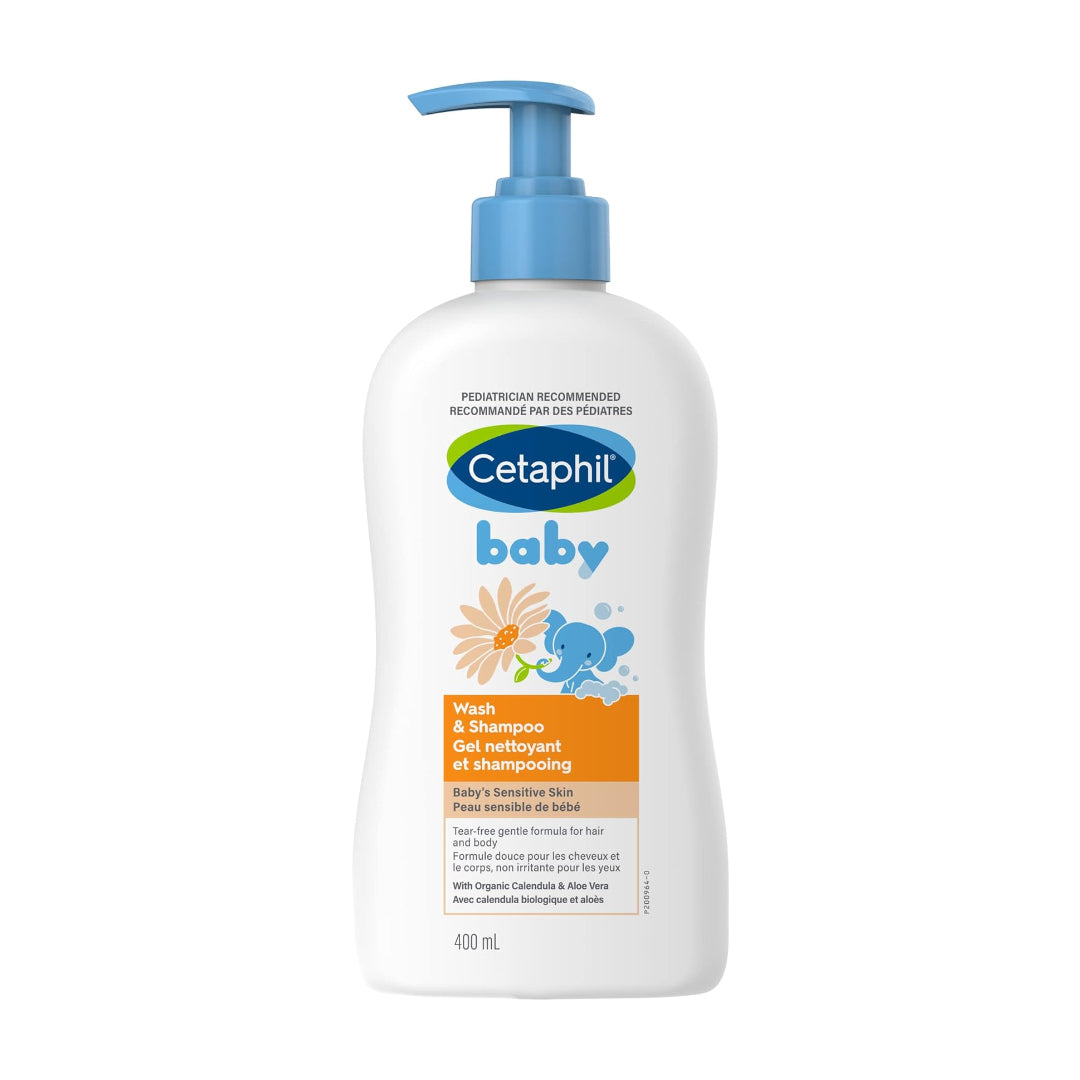 Cetaphil Baby Wash & Shampoo For Sensitive Skin With Calendula