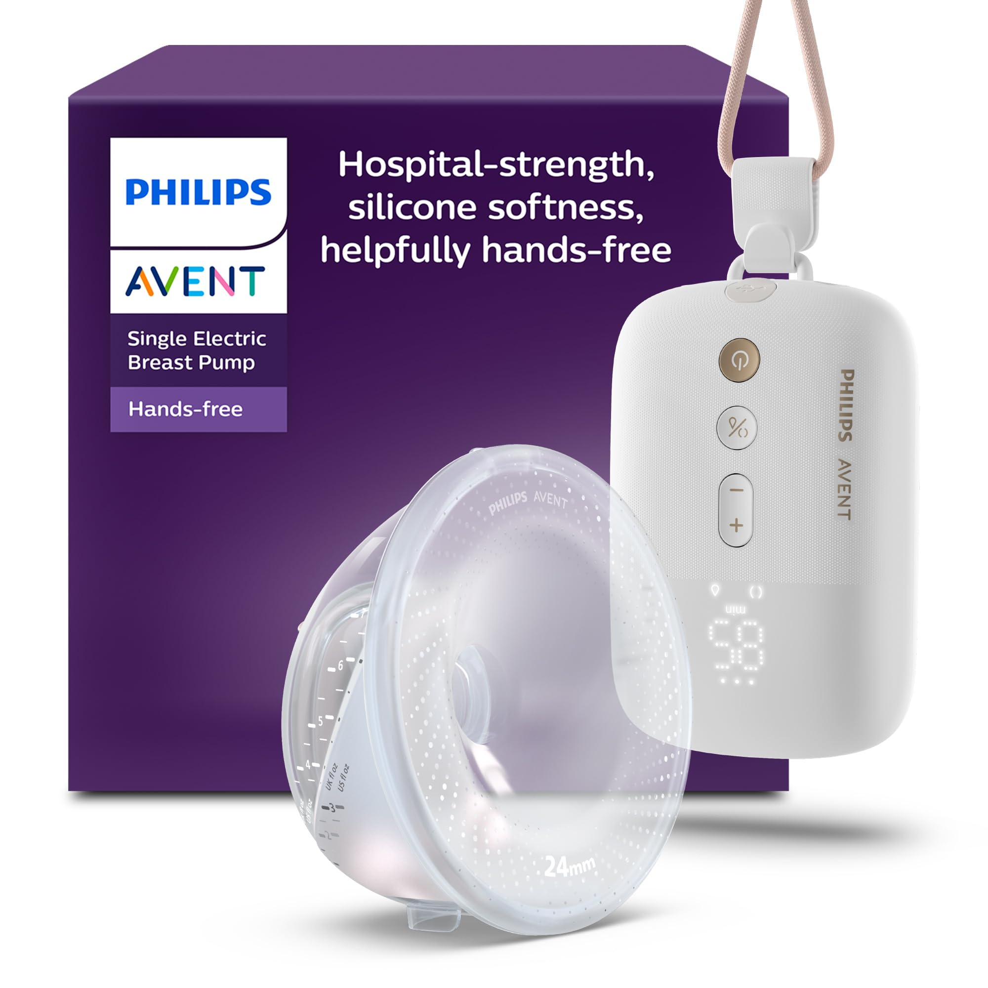 Philips Avent Wearable Hands-Free Single Electric Breast Pump SCF531/11