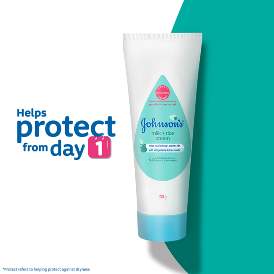 Johnson's Baby Milk + Rice Cream