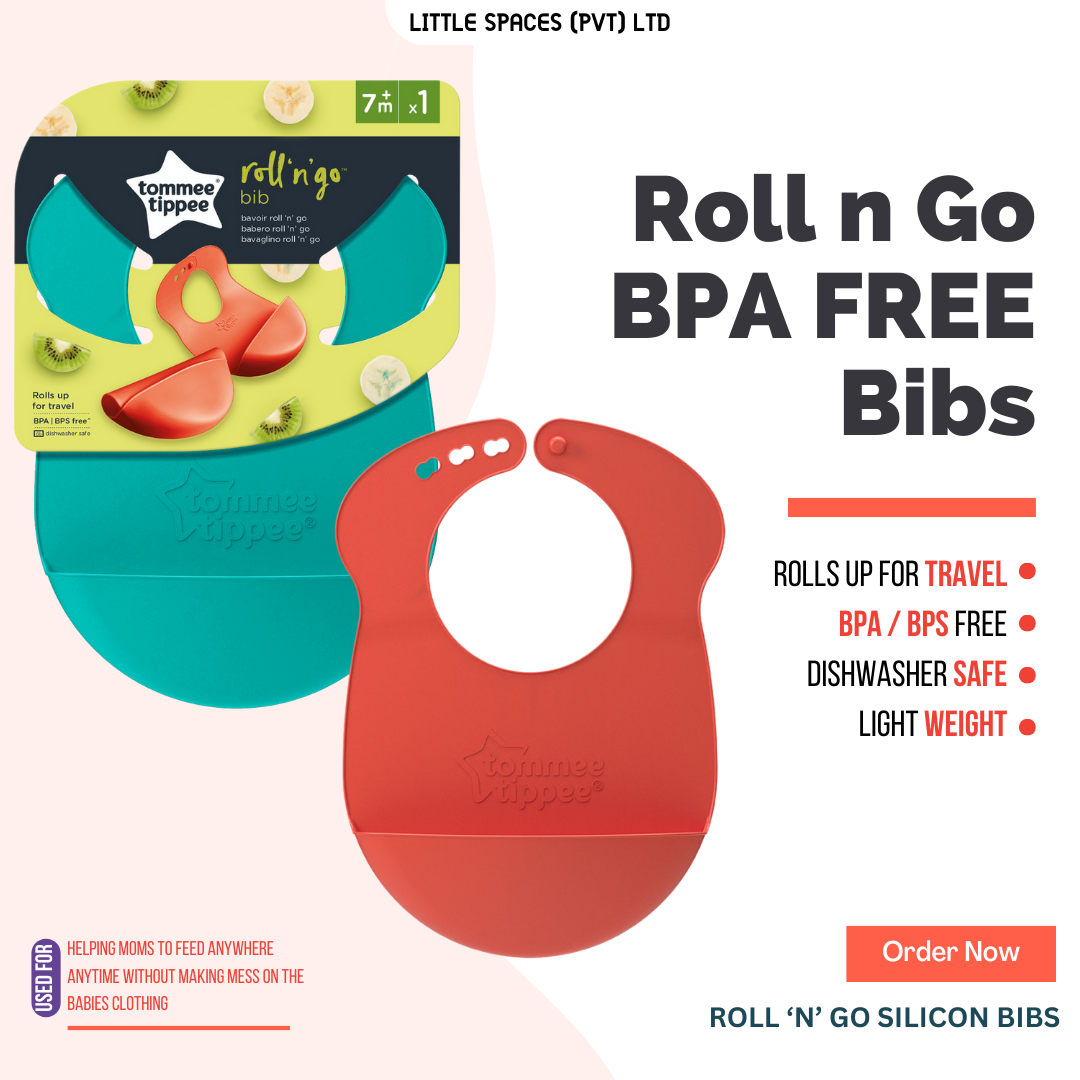 TOMMEE TIPPEE Roll 'N' Go Bibs