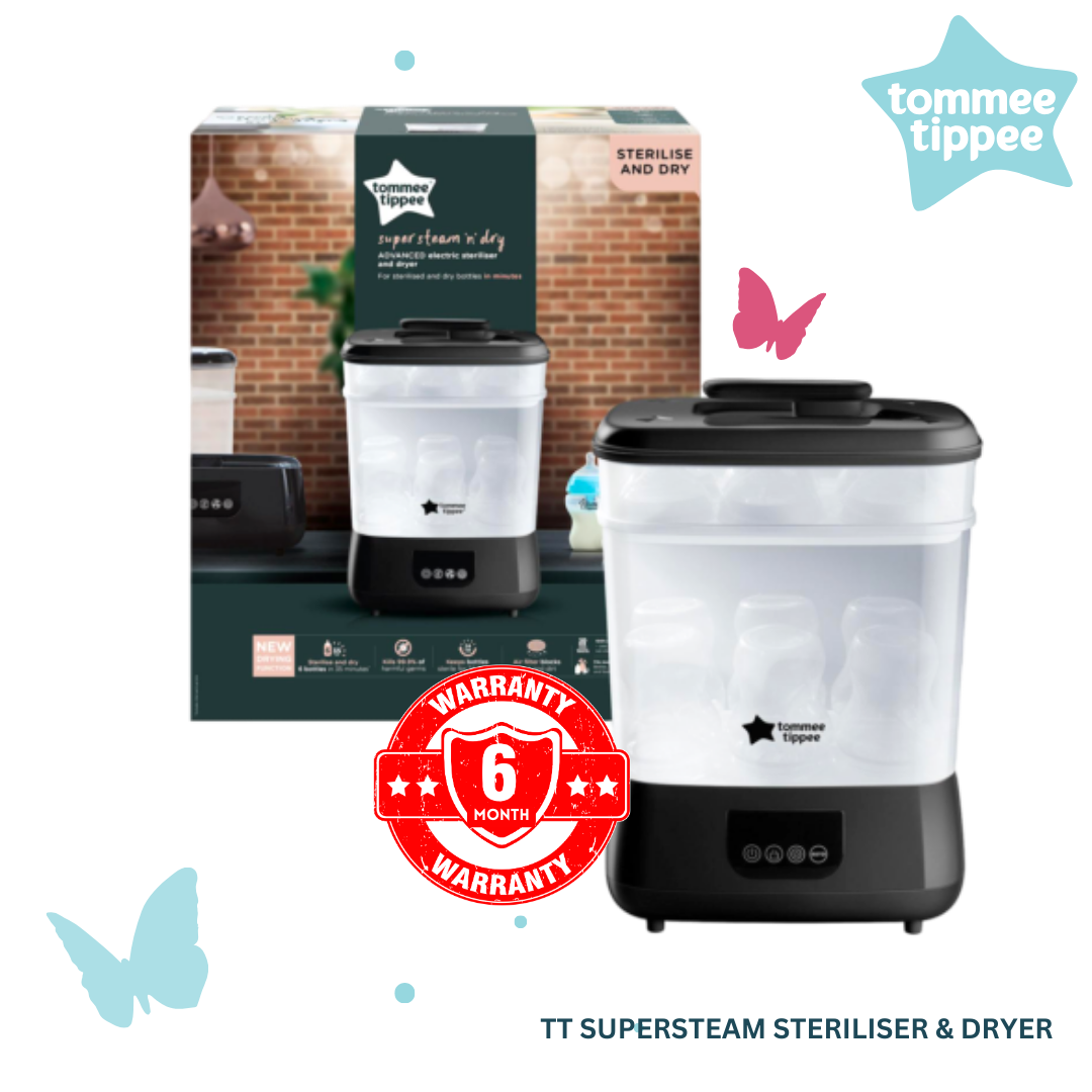 TOMMEE TIPPEE Super Steam 'n' Dry - Advanced Steam Steriliser & Dryer