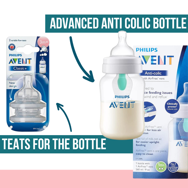Philips Avent Anti-Colic Classic Bottle & Teats