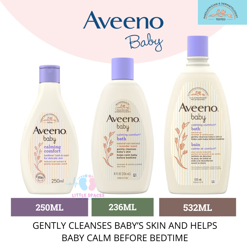 Aveeno Baby Calming Comfort Bath - Bedtime Bath & Wash For Delicate Skin