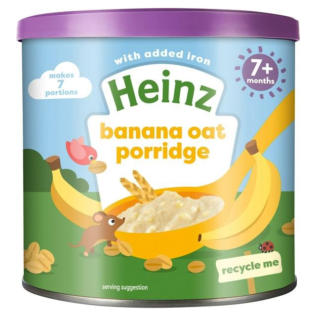 Heinz Banana Oat Porridge For 7+ Months Baby