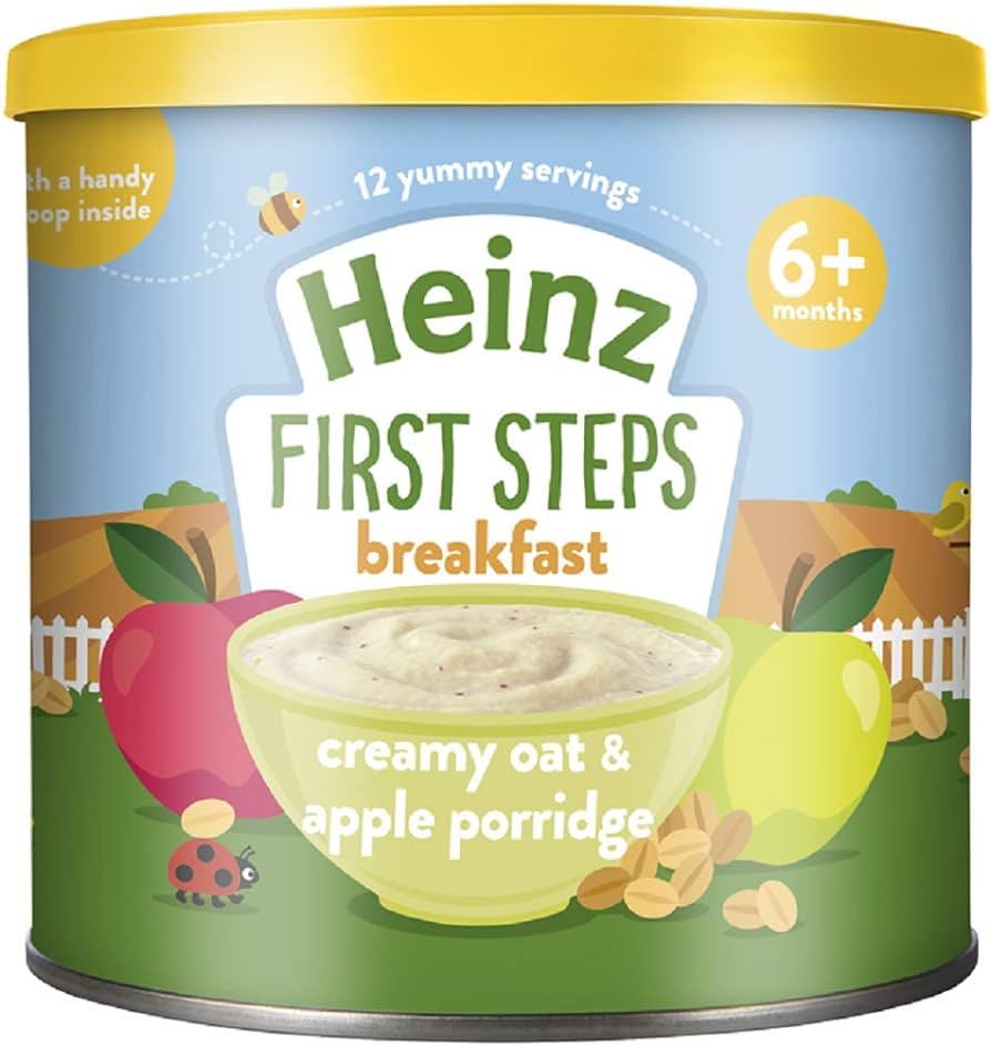 Heinz First Steps Breakfast Creamy Oat & Apple Porridge For 6+ Months Baby