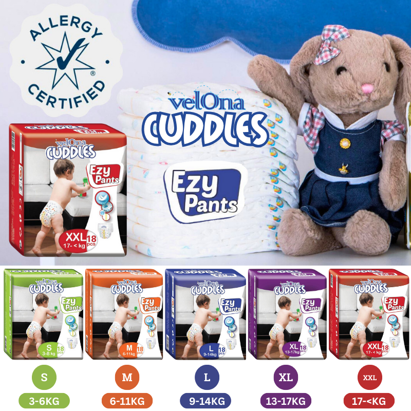 Velona Cuddles Ezy Pants - Pant Style Diapers - Select Size