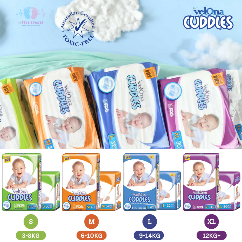 Velona Cuddles Super Dry Classic Tape Diaper