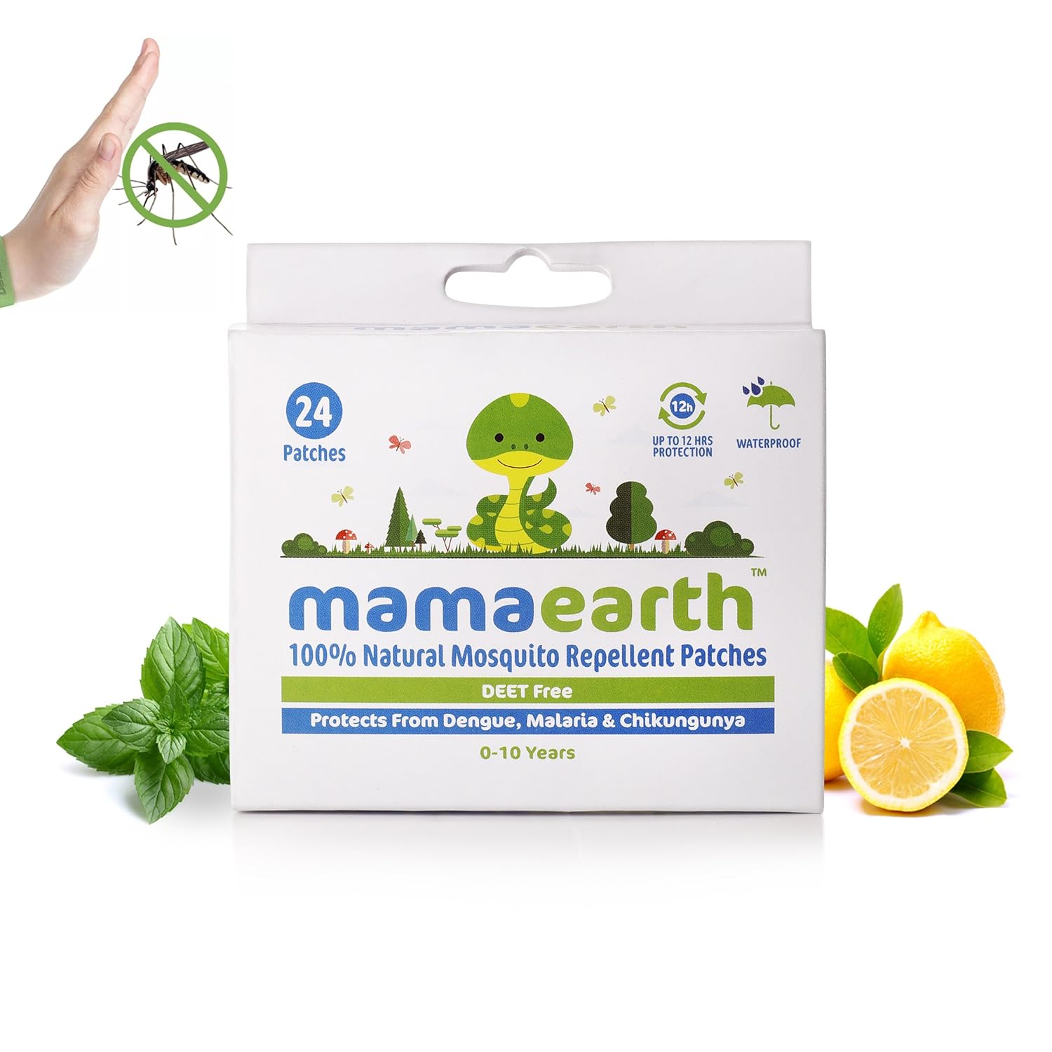 Mamaearth Natural Mosquito Repellent Patches For Babies With 12 Hour Protection