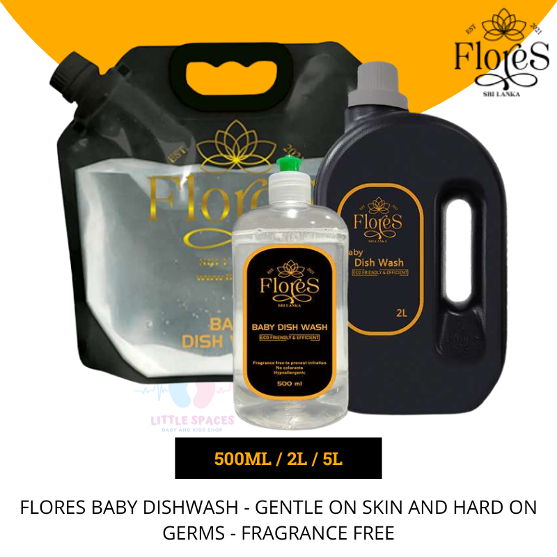 Flores Baby Dish Wash - Eco Friendly & Efficient Dish Wash