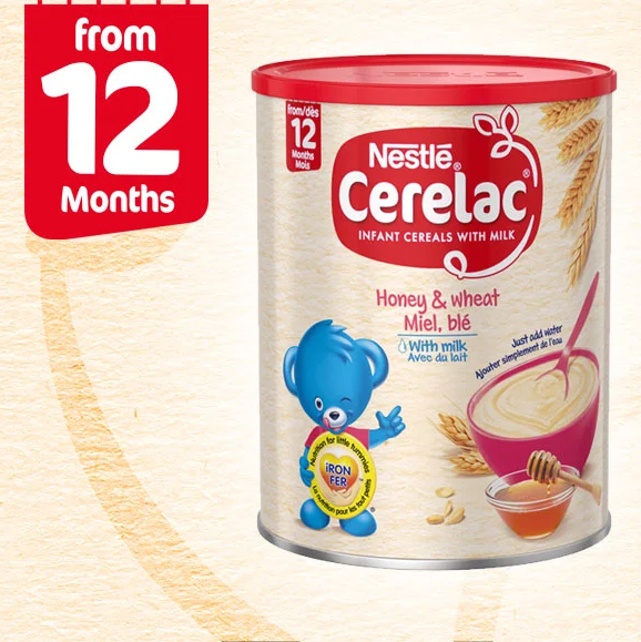Nestle Cerelac - Honey & Wheat Miel, Ble From 12 Months+
