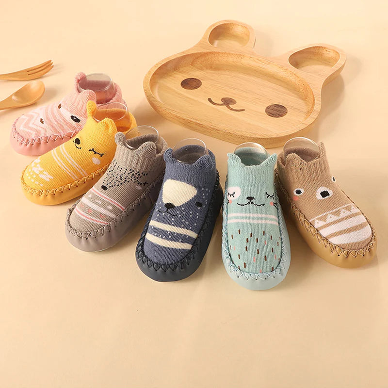 Soft Non Slip First Walkers For Toddlers, Baby Sock Shoes Soft Sole (Imported)
