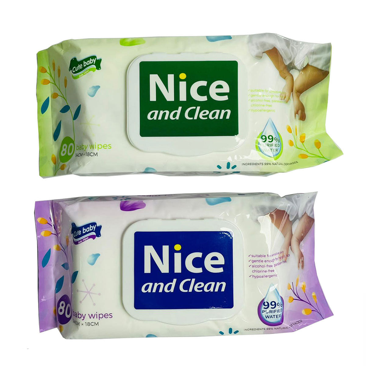 Nice & Clean Wet Wipes 80N