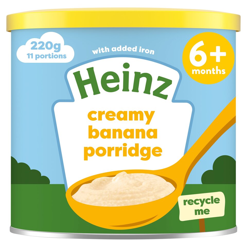 Heinz Creamy Banana Porridge For 6+ Months Baby
