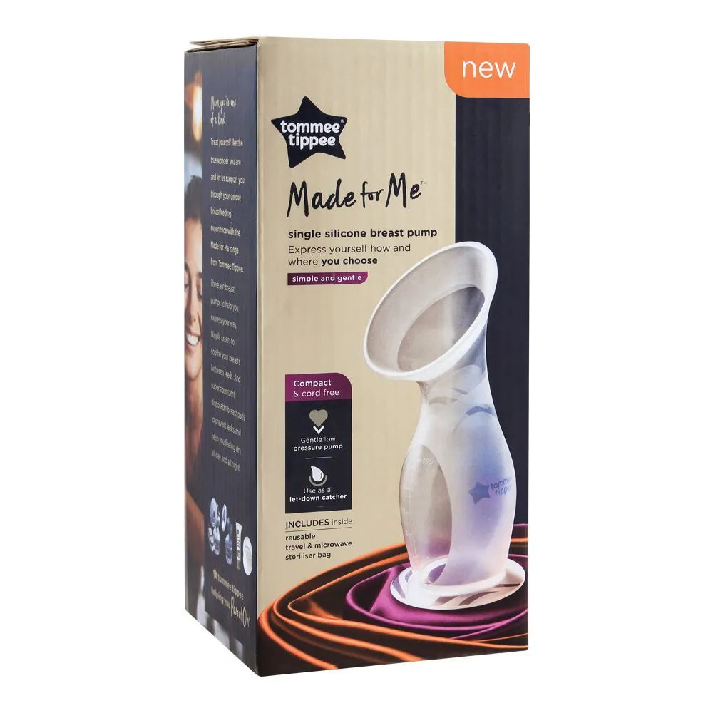 TOMMEE TIPPEE Made For Me Single Silicone Breast Pump