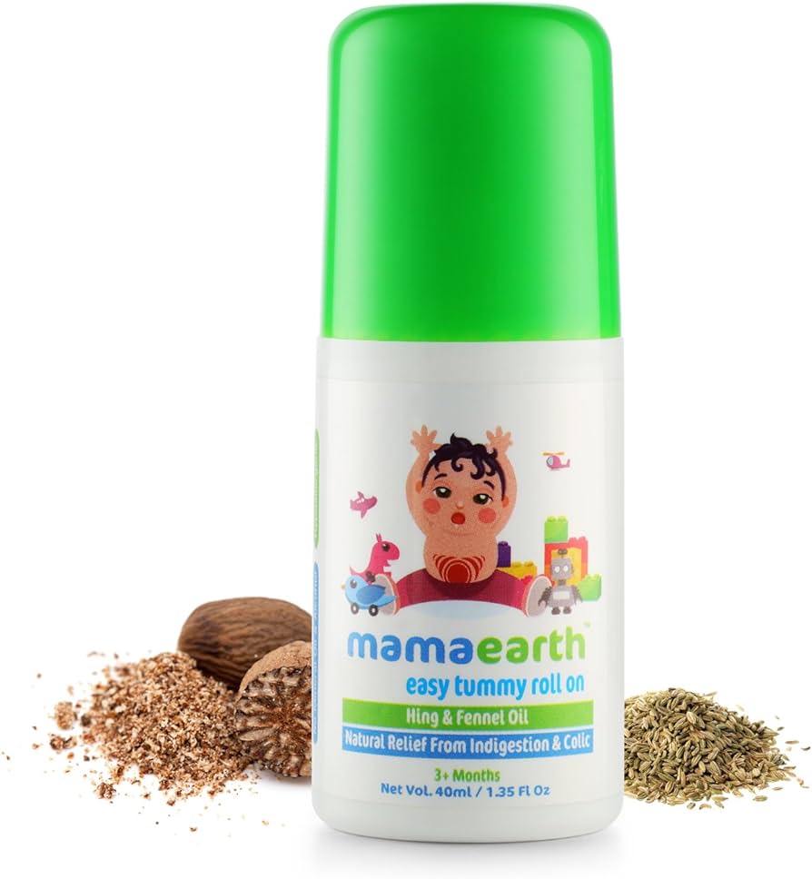 Mamaearth Easy Tummy Roll On Oil For Colic & Gas Relief