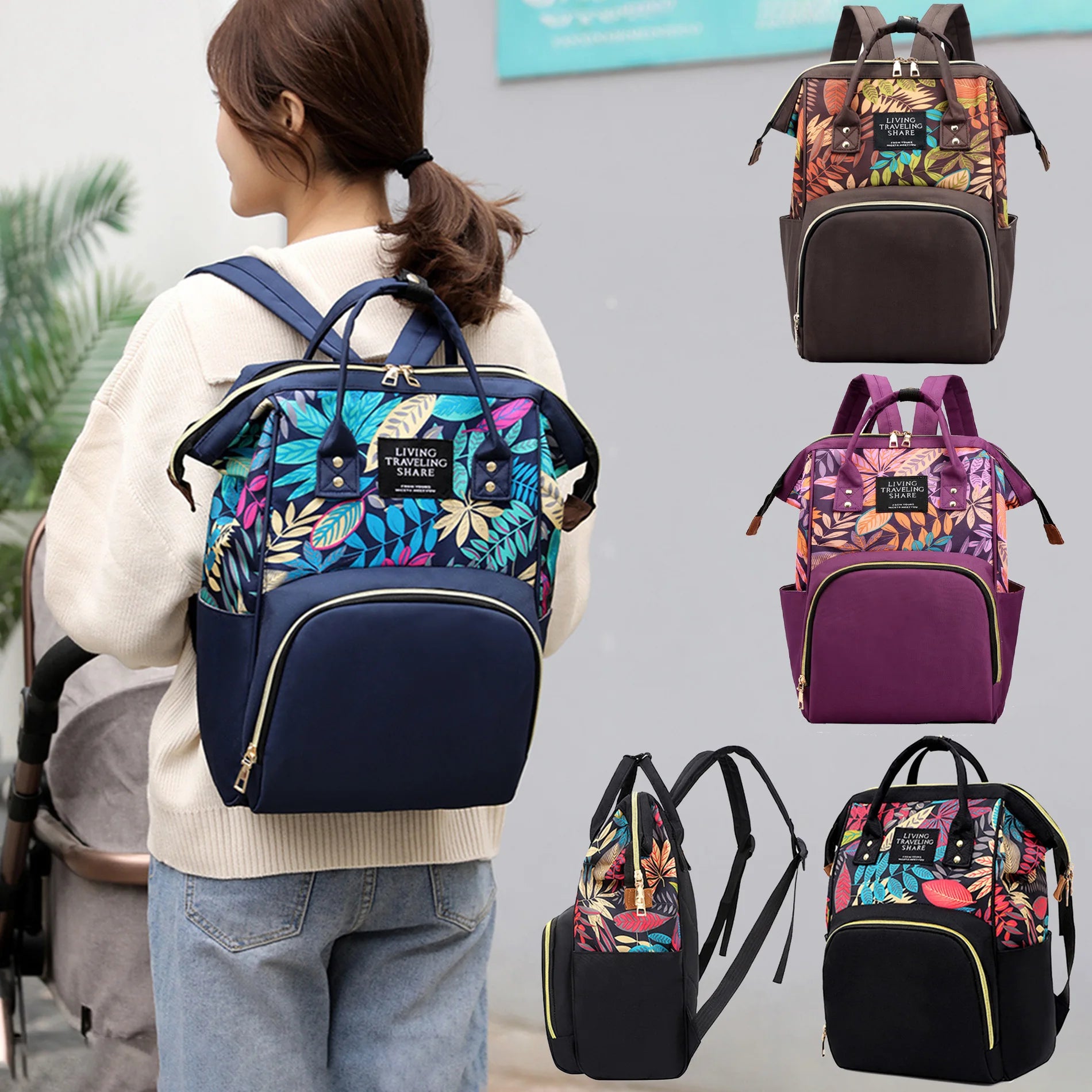 Multifunctional Mommy Diaper Bag - A Stylish Momma Bag Momma Bag