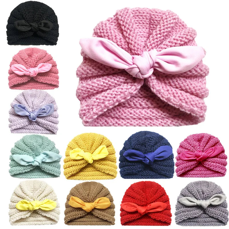 Baby Knitted Turban Hat / Cap