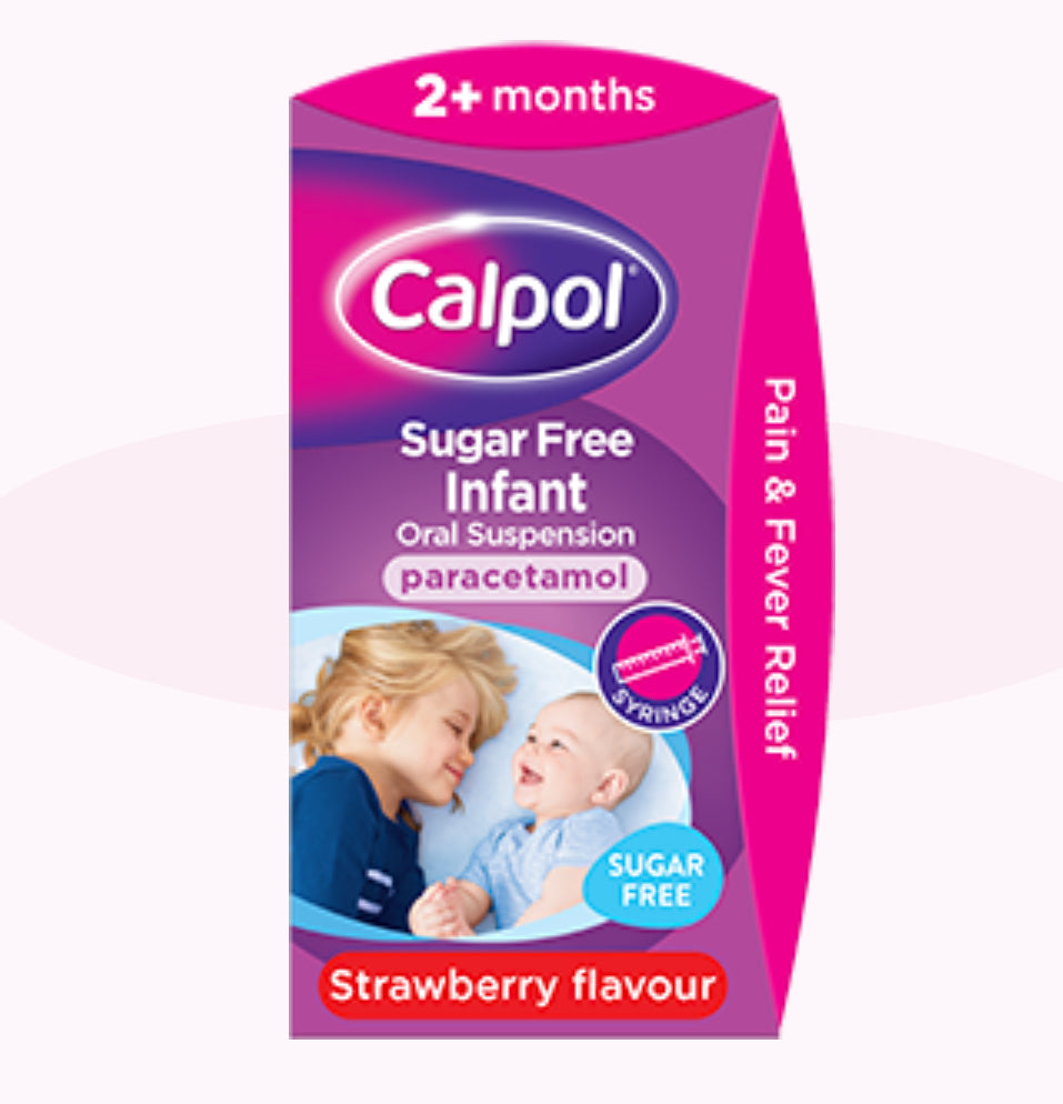 Calpol Sugar Free Infant Oral Suspension For 2+ Months (Strawberry)