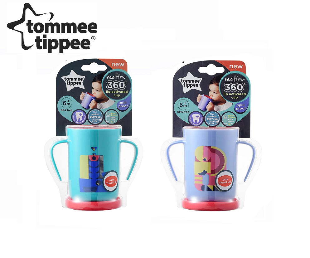 TOMMEE TIPPEE Easiflow 360 Lip Activated Trainer Cup 6M+ 200ML