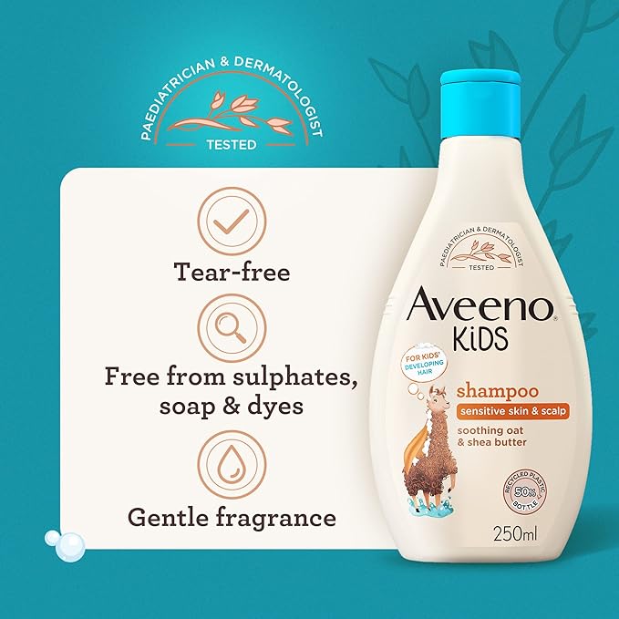 Aveeno Kids Shampoo For Kids Developing Hair
