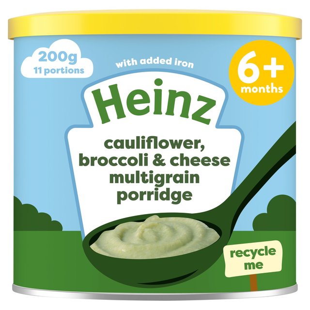 Heinz First Steps Multigrain with Cauliflower, Broccoli & Cheese For 6+ Months Baby