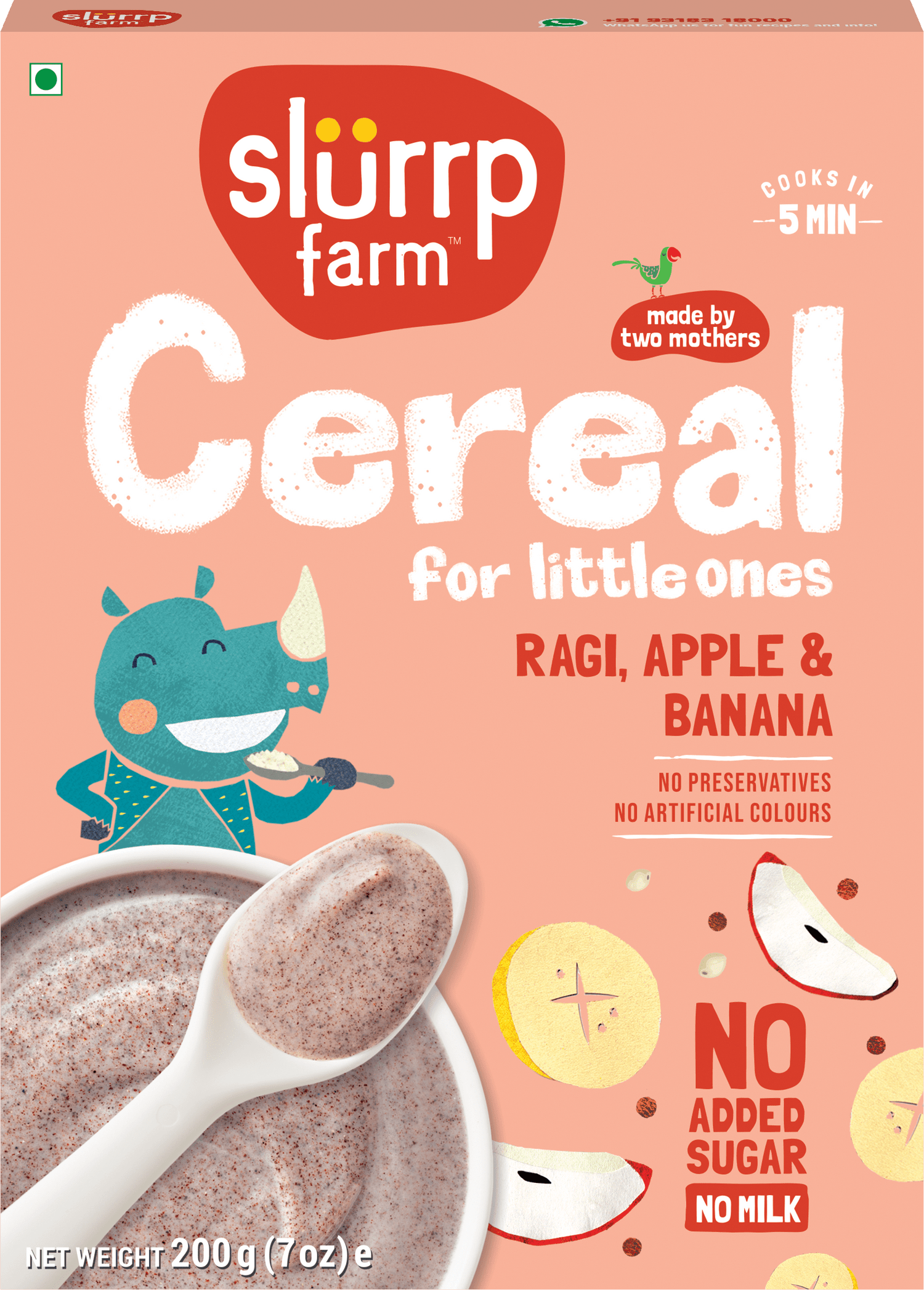 Slurrp Farm Ragi, Apple & Banana Cereal
