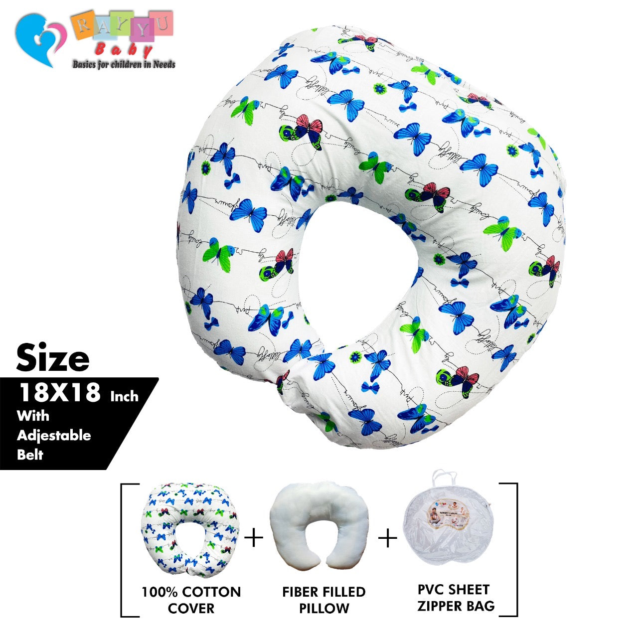 Feeding Pillow / Nursing Pillow With Comfort Cushion Technology