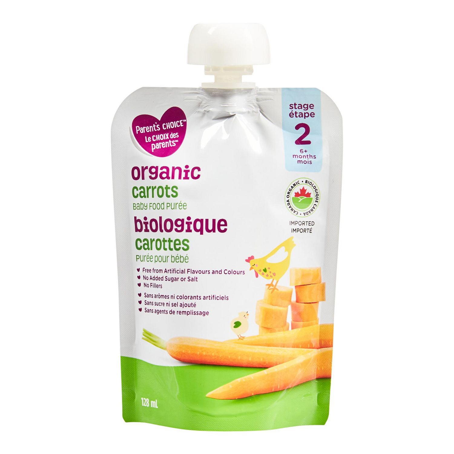 Parent's Choice Organic Puree Food Poches - Walmart Canada