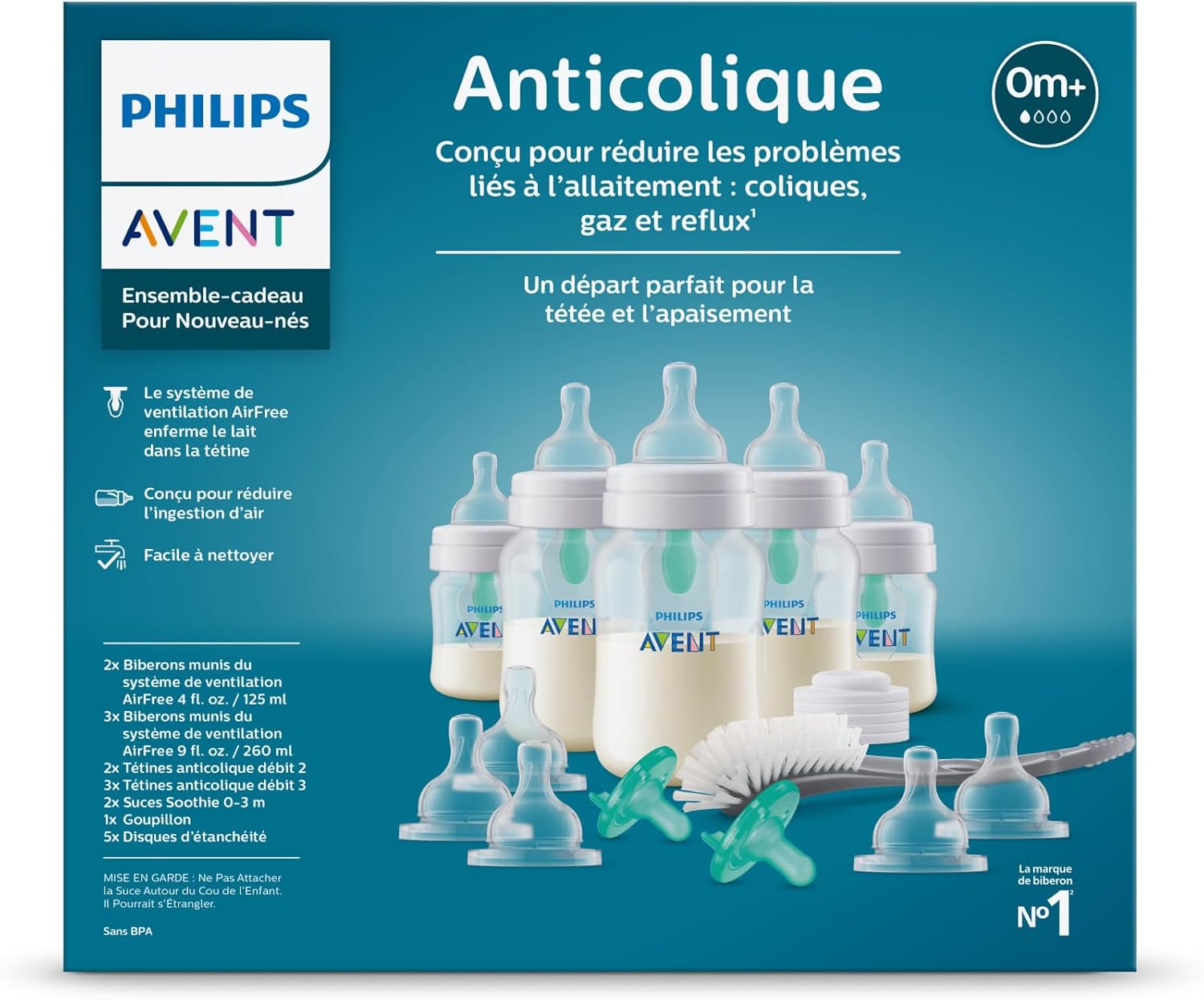 Philips Avent Anti-Colic Newborn Gift Set / Newborn Starter Kit SCD306/11