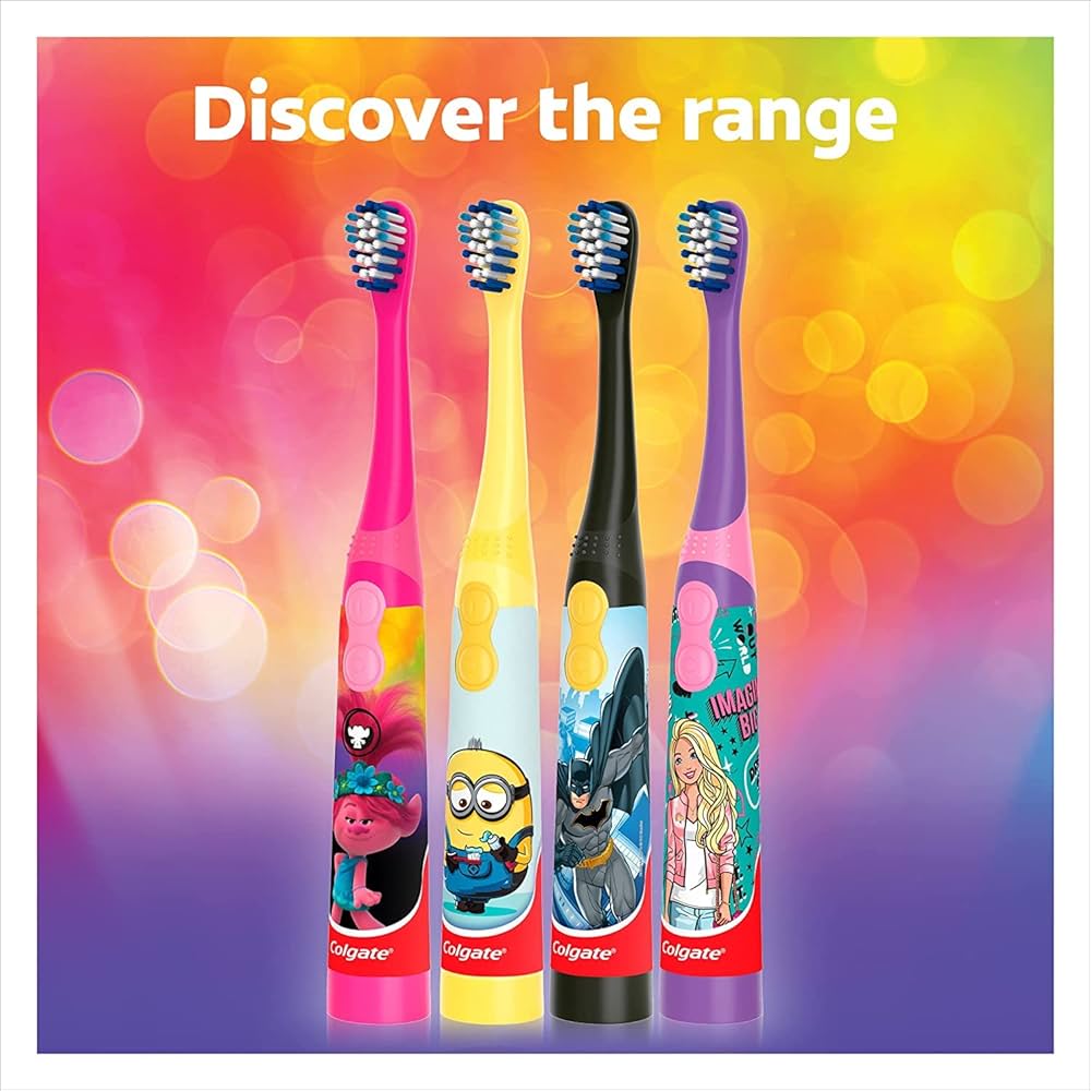 Colgate Kids Electric Toothbrush With Extra Soft Bristles