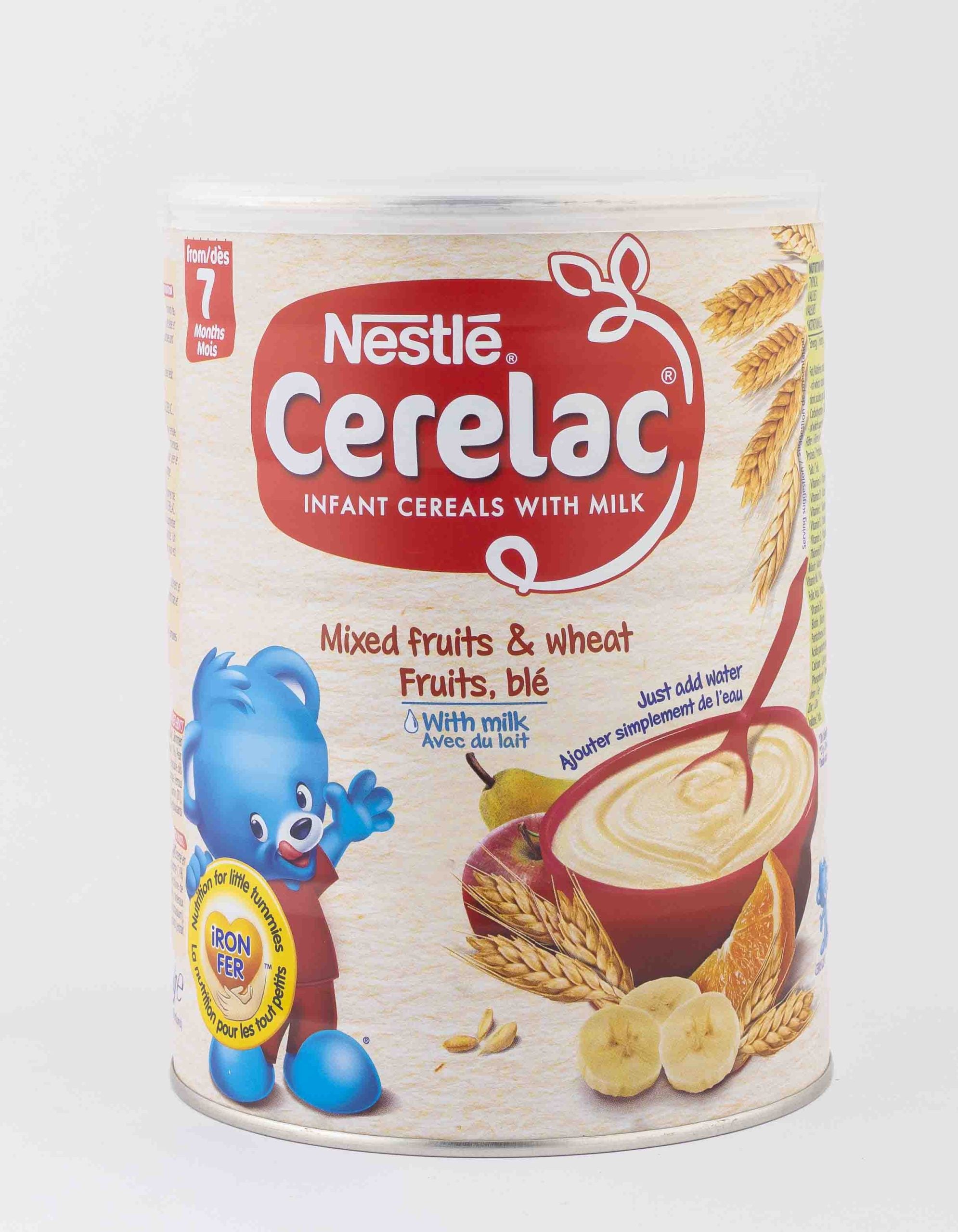 Nestle Cerelac - Mixed Fruits & Wheat Fruits, Ble With Milk
