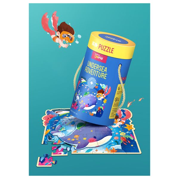PlayfulMario Undersea Adventure Jigsaw Puzzle - Improve Problem Solving Abilities