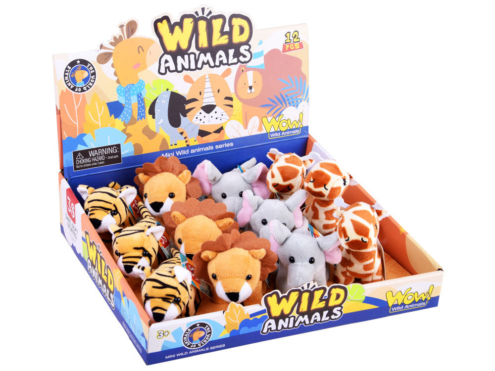 3S Brand Mini Soft Wild Animals Plush Toy