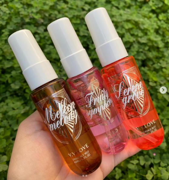 V.V. LOVE Fragrance Body Mist - 40ML Fragrance for Women (Pocket Perfumes)