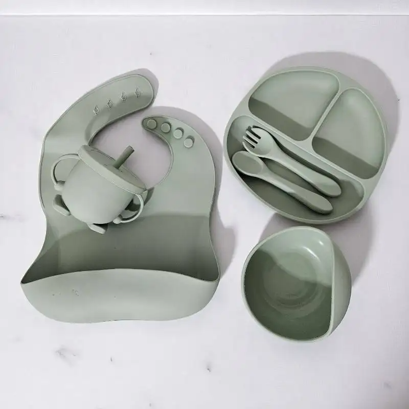 Silicone Baby Cutlery Set - 6Pcs Kit