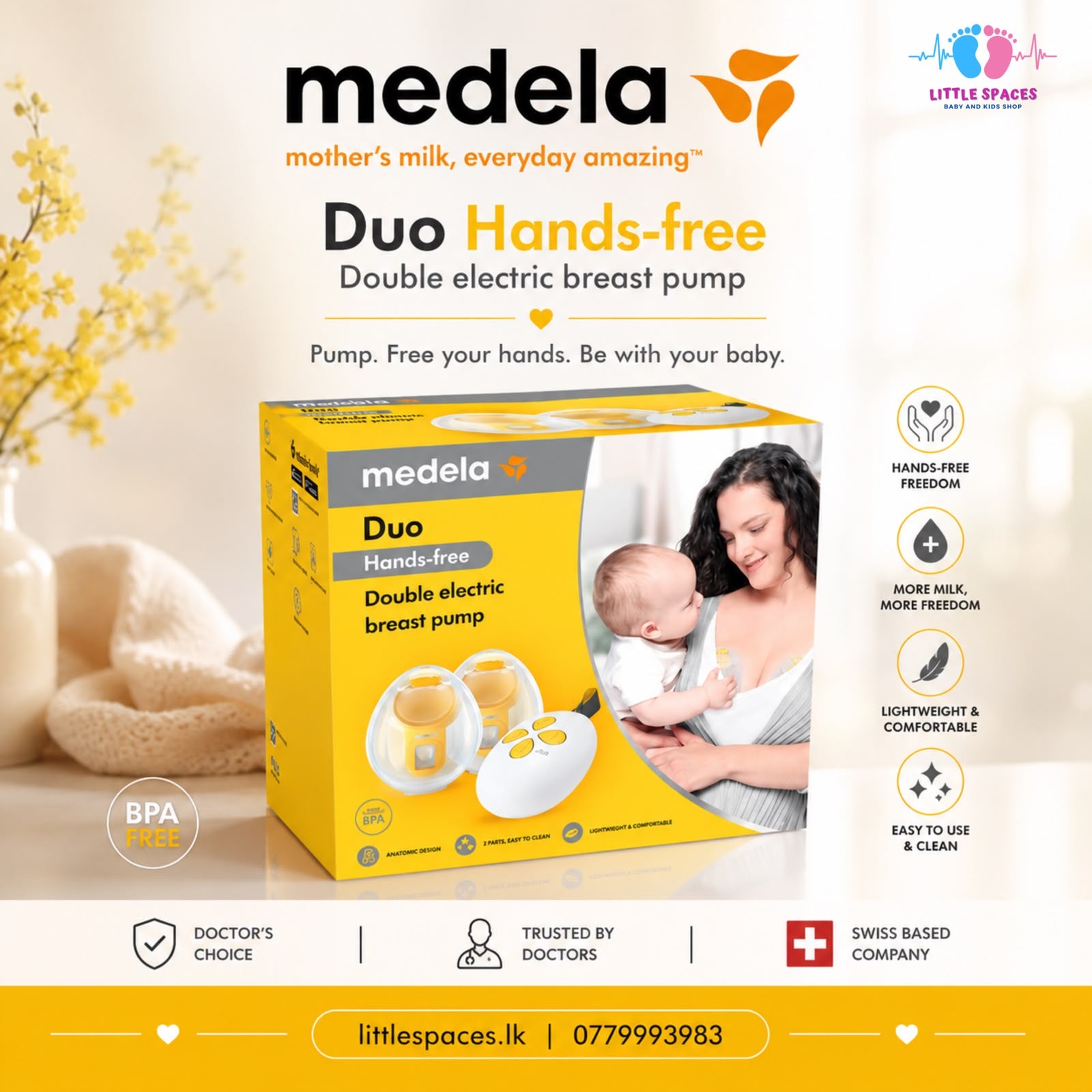 Medela Duo Hands-free™ Double Electric Breast Pump